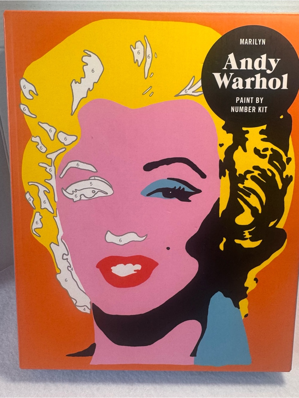 Andy Warhol Marilyn Paint by Number Kit Galison New Factory Sealed
